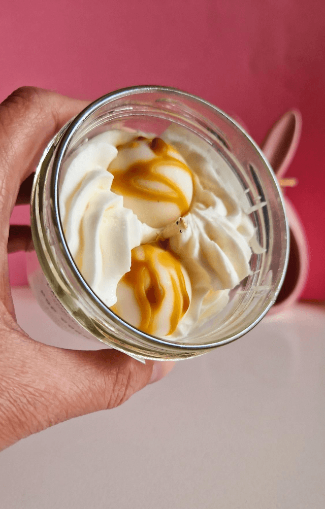 Pop corn - Bougie chantilly gourmande parfumée
