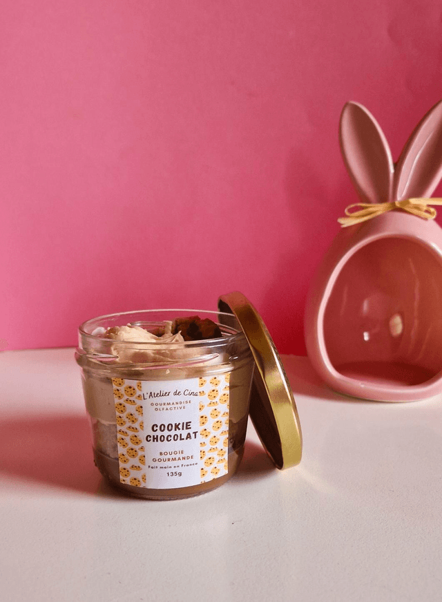 Cookie Chocolat - Bougie chantilly gourmande parfumée
